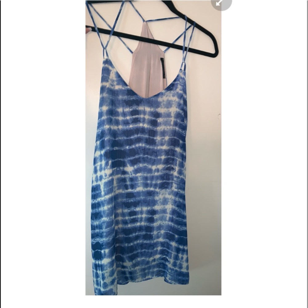 blue beachy dress